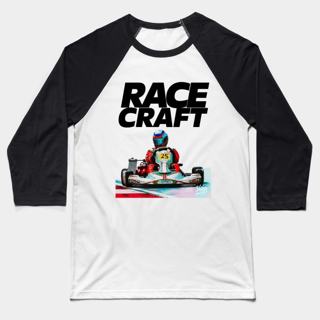 Karting Race-Craft Baseball T-Shirt by Keller Apparel Co.